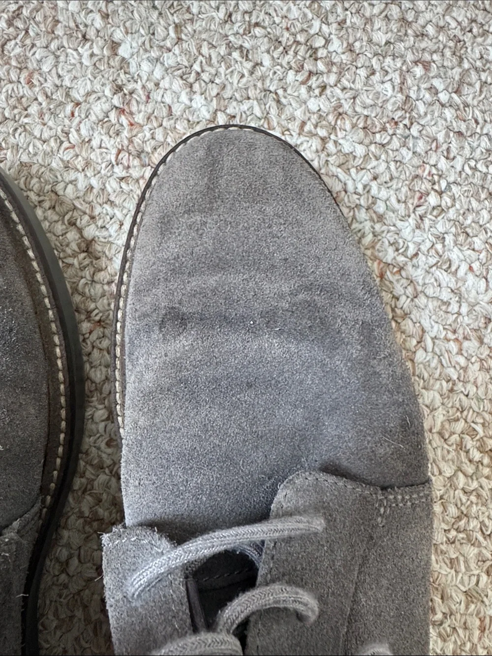Clarks Men's Gray Suede Lace-Up Chukka Boots 8.5